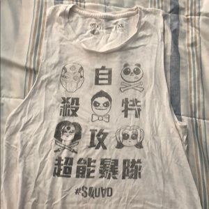 Suicide squad muscle tee size XL